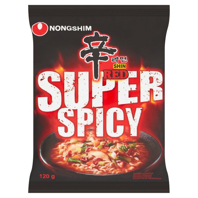 Nongshim Shin Red Super Spicy ramen 120g packet