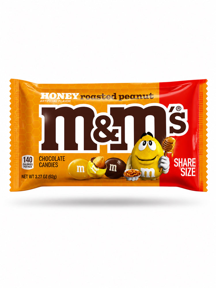 M&M's Honey Roasted Peanut Milk Chocolate 92g product photo