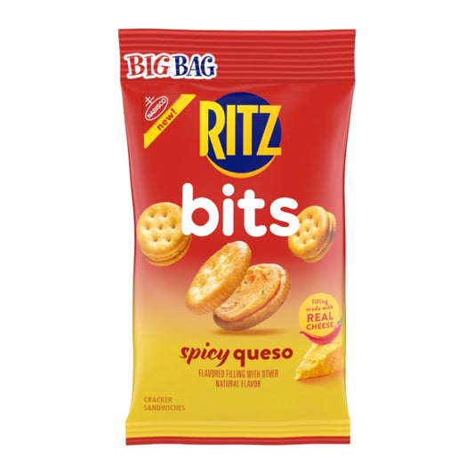 Ritz Bits Spicy Queso cheese sandwich crackers 85g