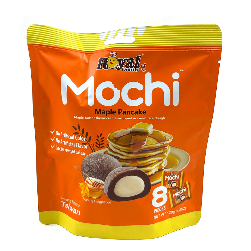 Royal Family Mochi Maple pancake 120g front-of-pack
