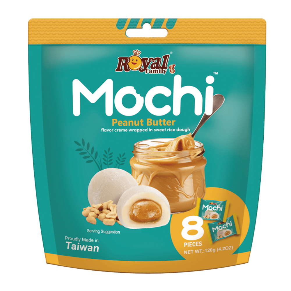 Royal Family Peanut Butter Mochi 120g 120g front-of-pack