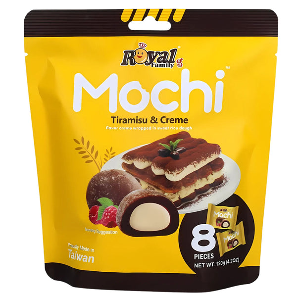 Royal Mochi Tiramisu & Creme 120g 120g front-of-pack