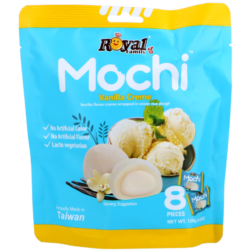 Royal Family Mochi Vanilla Cream 120g 120g front-of-pack