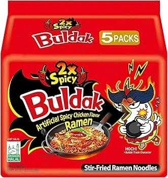 Samyang Buldak 2x Spicy instant noodles multipack 8 x 140g