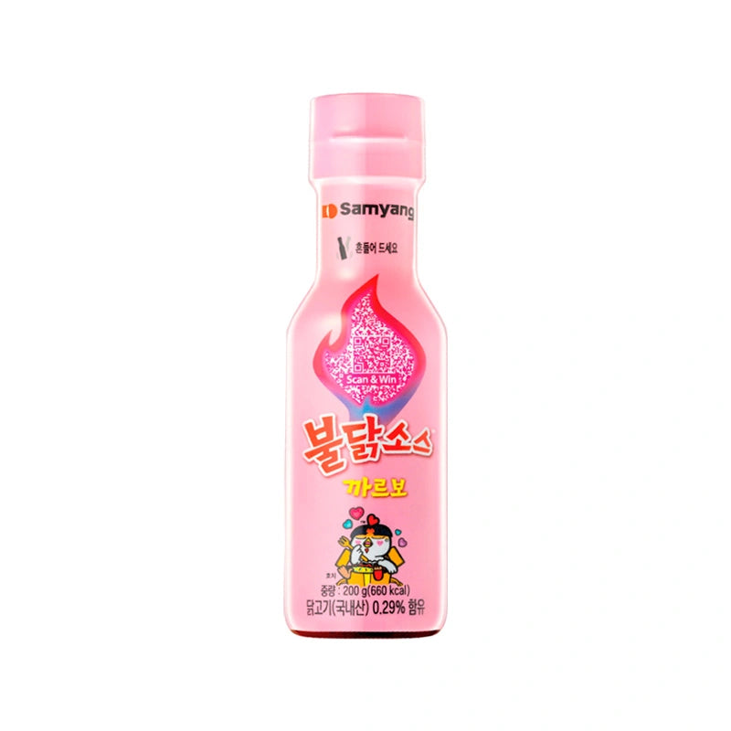 Samyang Spicy Chicken Carbonara sauce in 200g squeeze bottle
