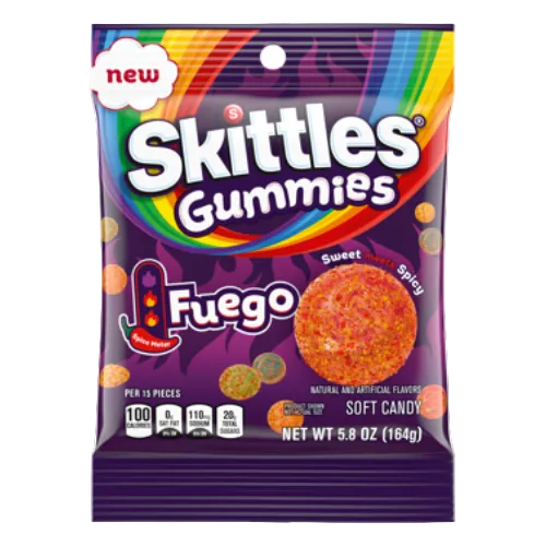 Skittles Gummies Fuego 164g bag