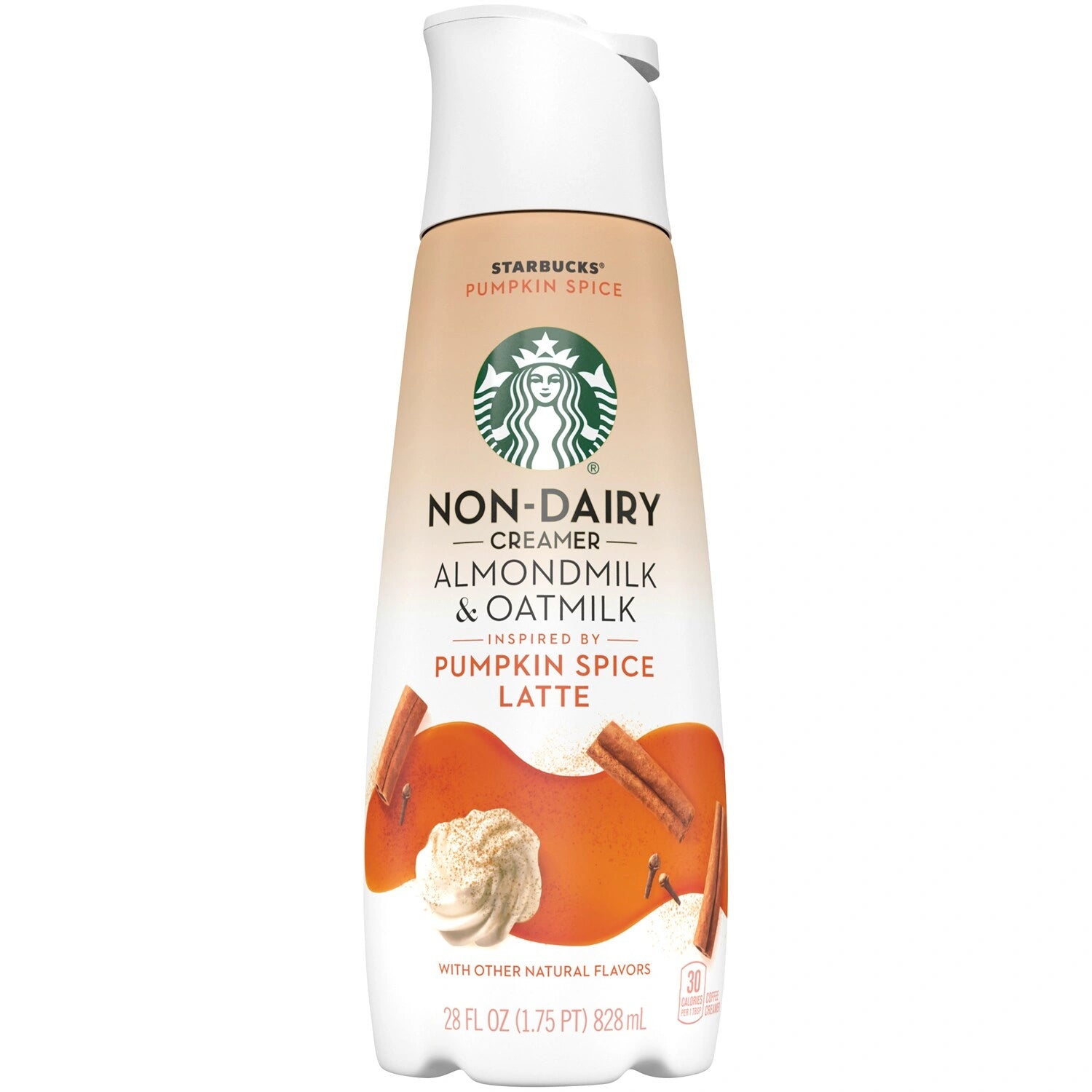 Starbucks Pumpkin Spice Latte dairy-free coffee creamer 828ml