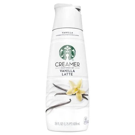 Starbucks Vanilla Latte coffee creamer 828ml