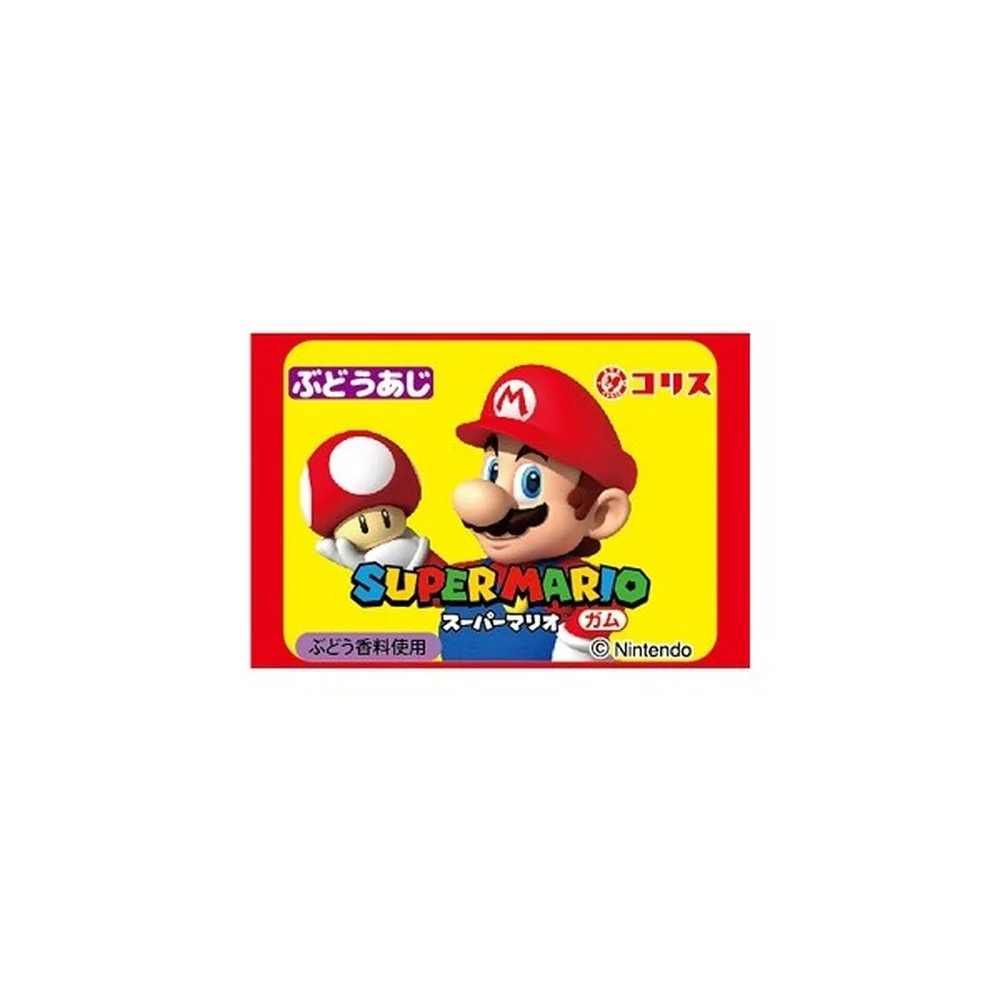 Coris Super Mario grape gum 6g single wrapper