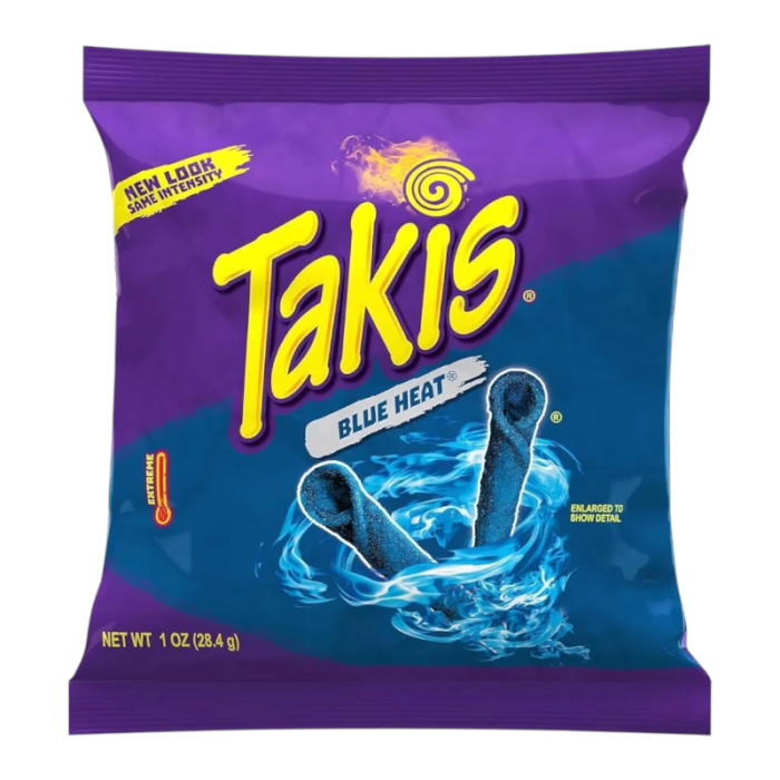 Takis Blue Heat 28.4g front of pack