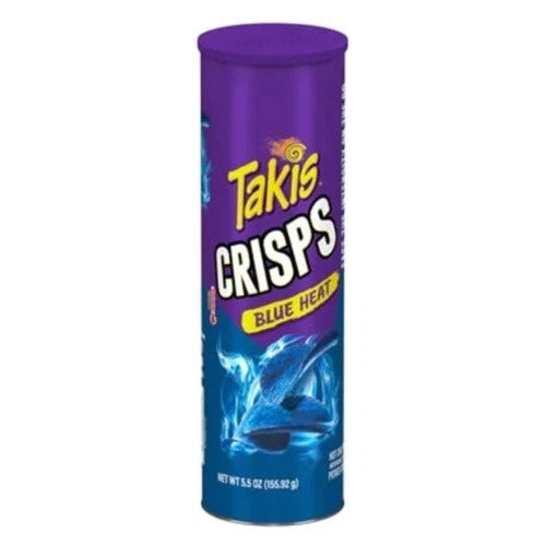 Takis Blue Heat crisps canister 156g