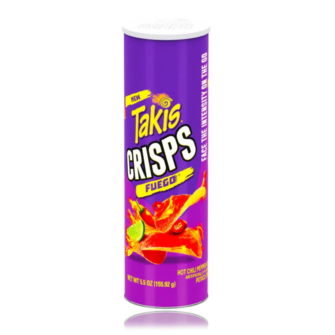 Takis Fuego crisps canister 156g
