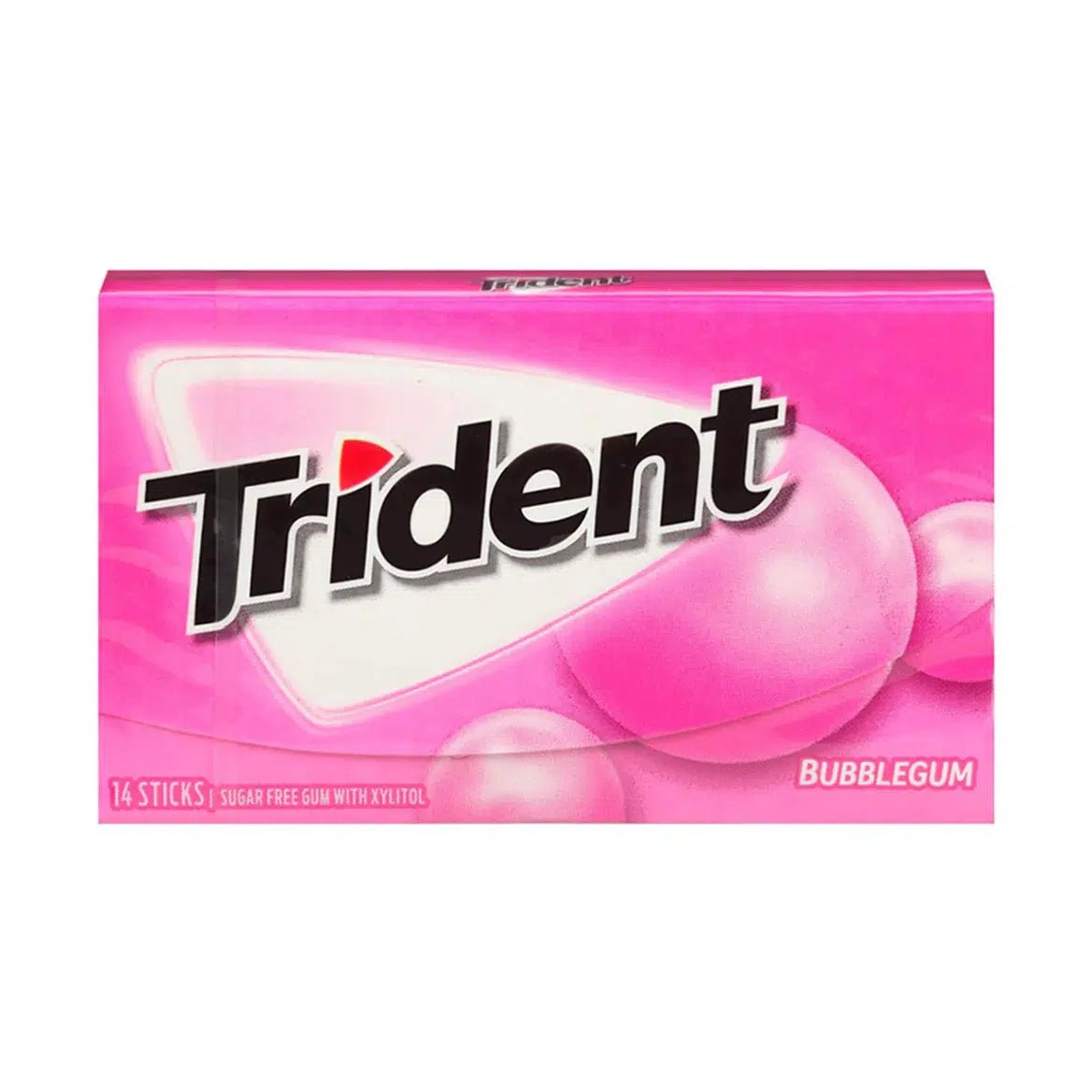 Trident Bubblegum Sugar-Free Gum 14 Sticks
