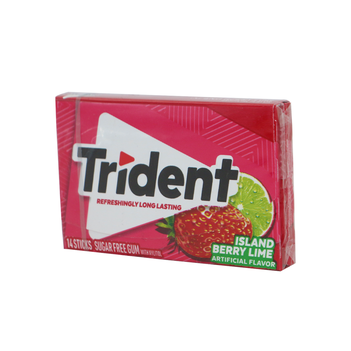 Trident Island Berry Lime Sugar-Free Gum 14 Sticks