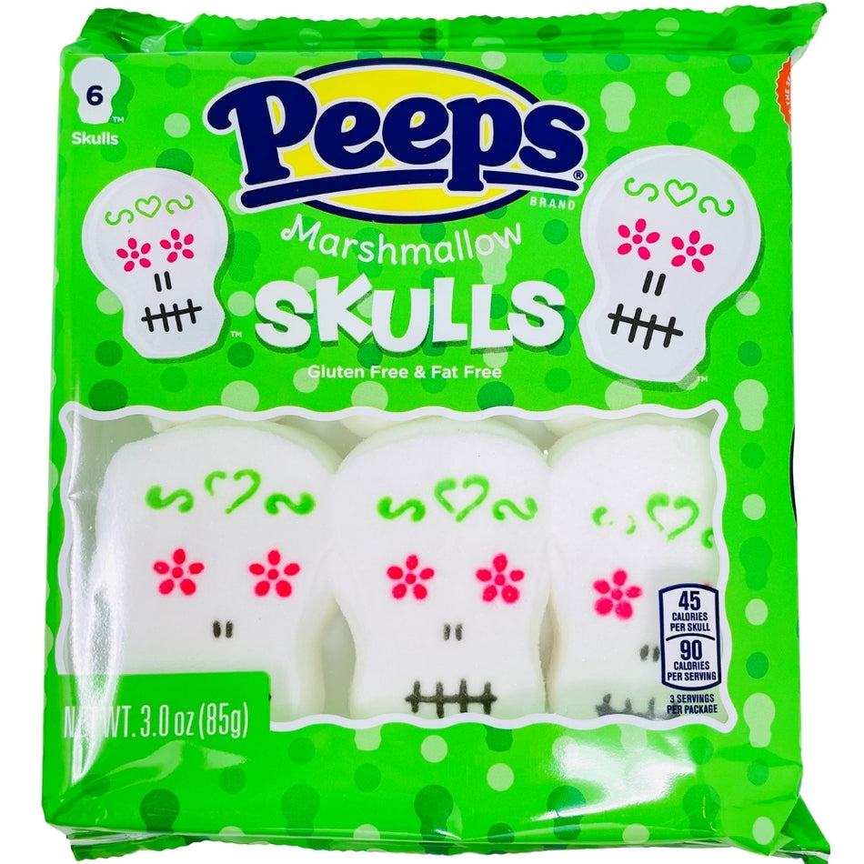 Peeps Marshmallow Skulls 85g front of pack