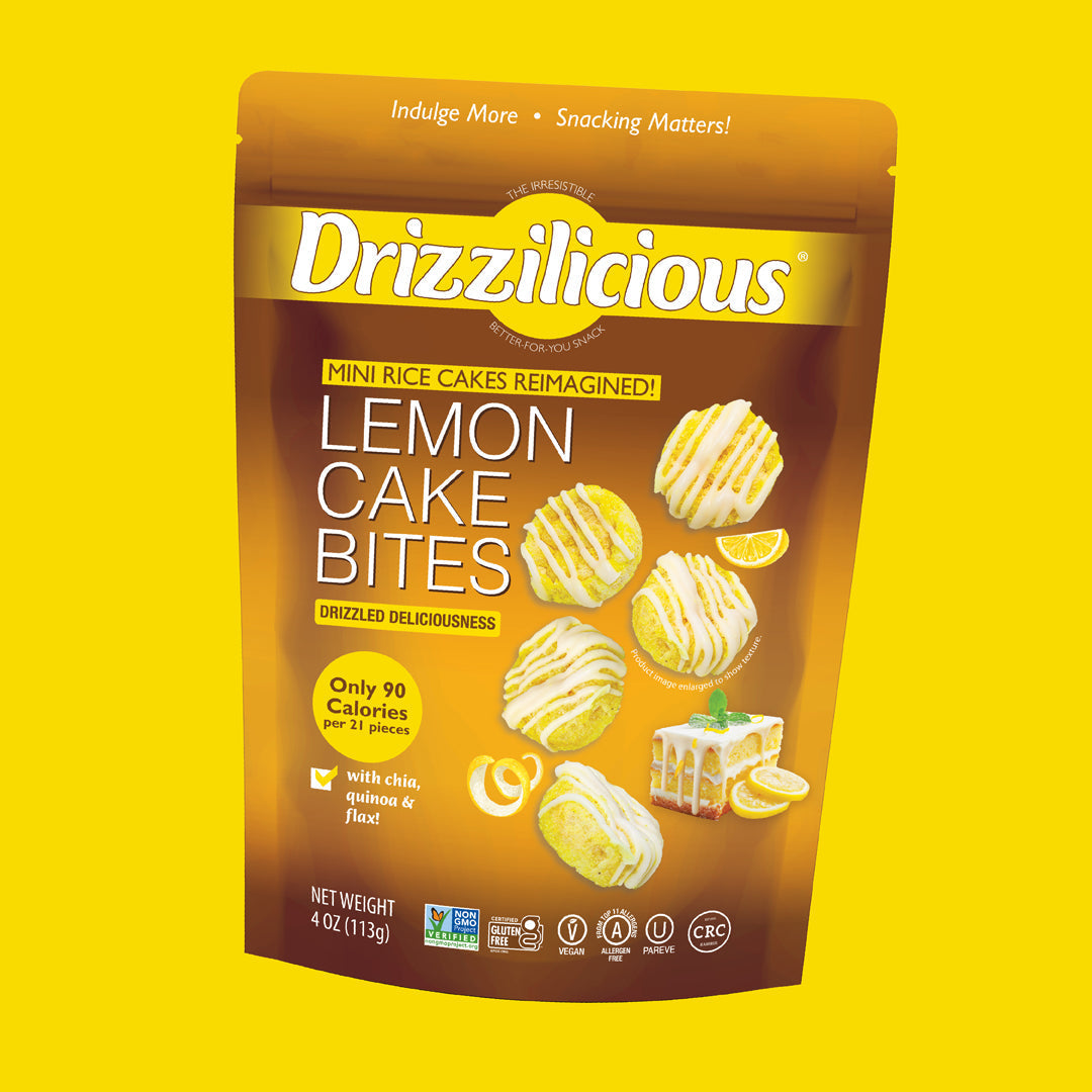 Drizzilicious Lemon Cake Bites 113g front of pack