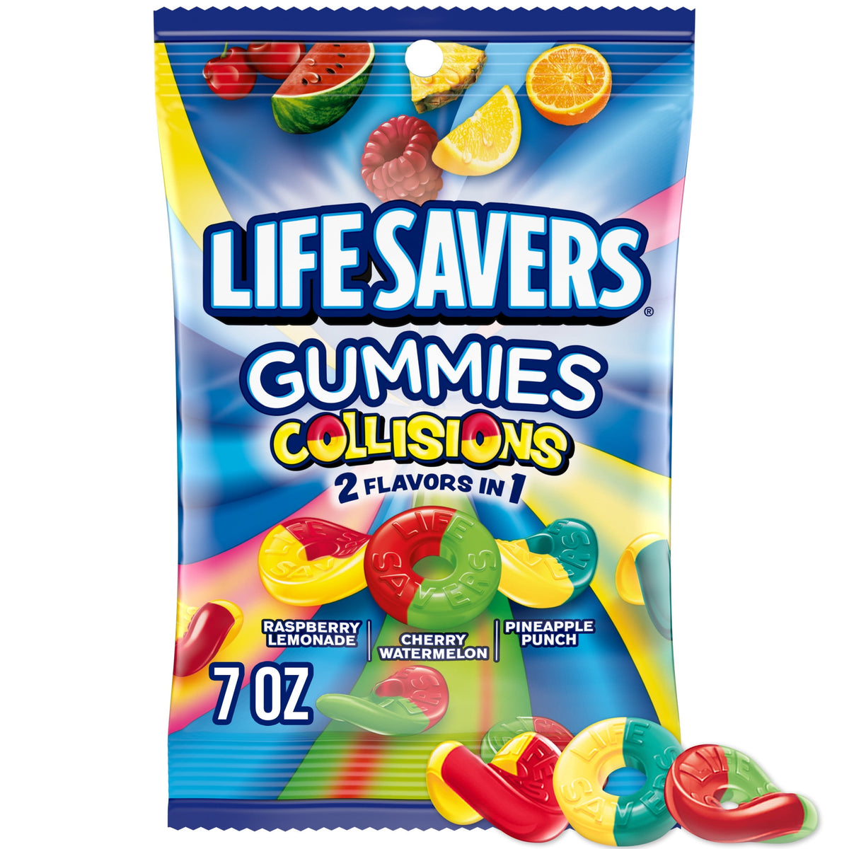 Life Savers Gummies Collisions 198g front of pack