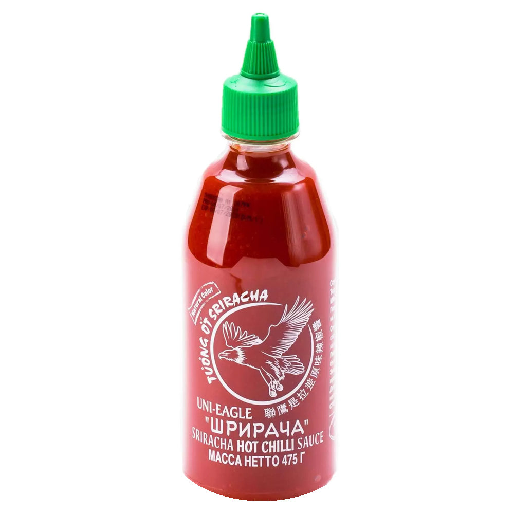 Uni-Eagle Sriracha Hot Chilli Sauce 475g front of pack