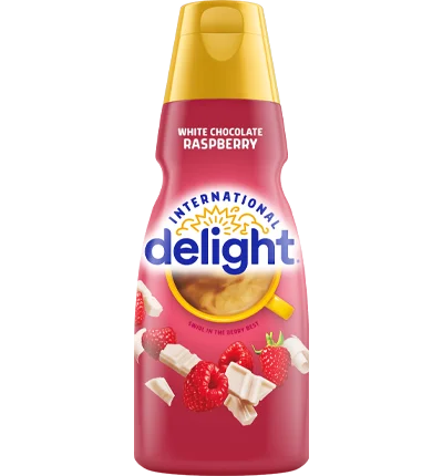 Delight White Chocolate Raspberry Coffee Creamer 32oz