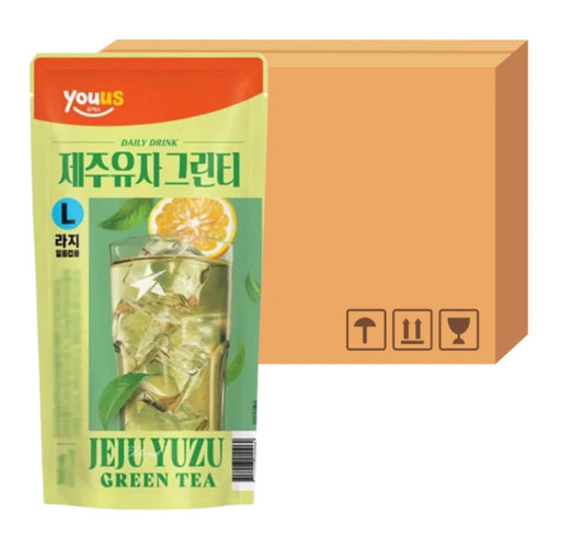 You Us Jeju Yuzu Green Tea 340ml (Case of 8)