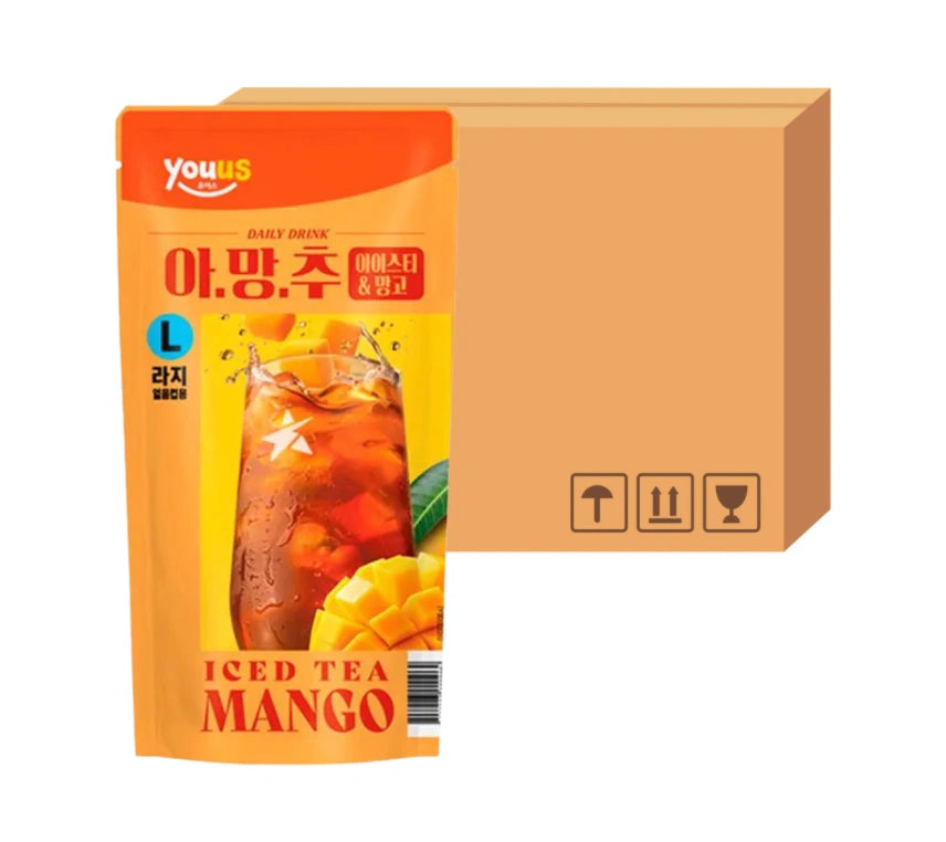 You Us Iced Tea Mango 340ml (Case of 8)
