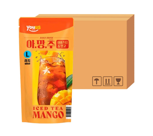You Us Iced Tea Mango 340ml (Case of 8)