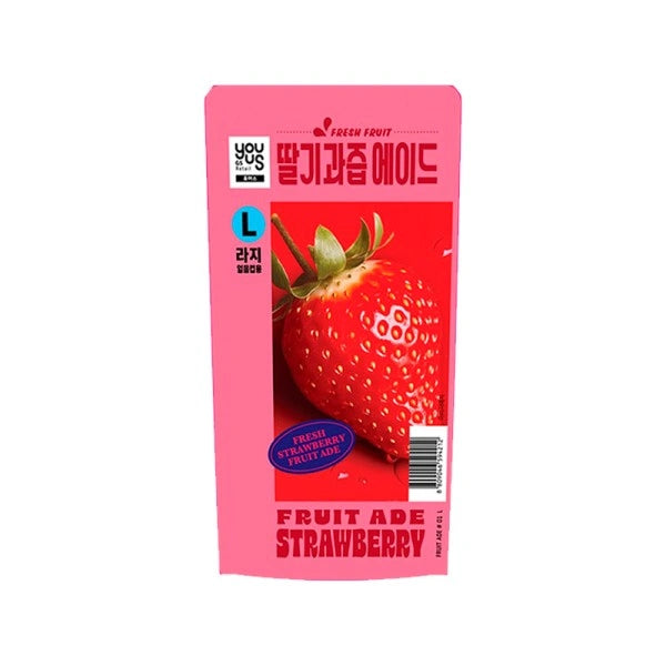 You Us Fruit Ade Strawberry 340ml